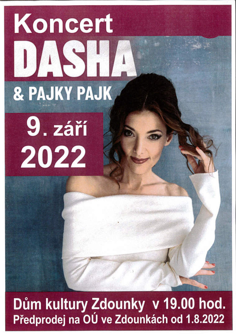 Pozvánka na koncert - DASHA a PAJKY PAJK -  9.9.2022 ve Zdounkách.jpg
